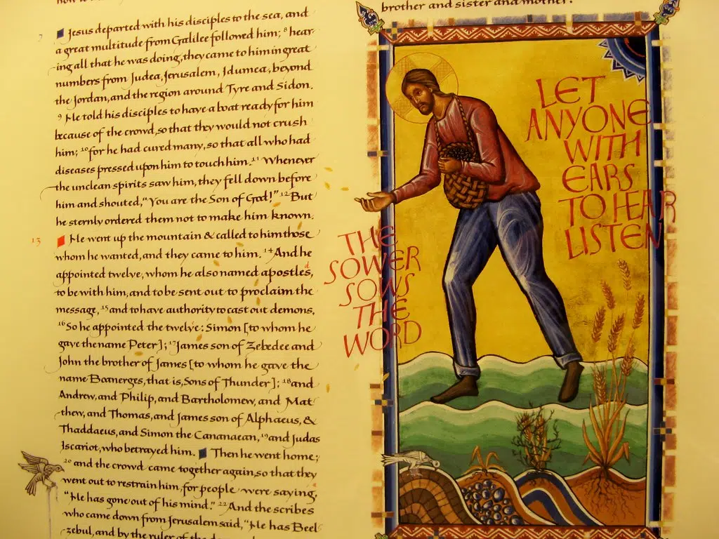 Saint John's Bible Viewing